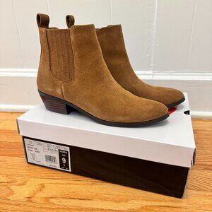 Blondo Sydney Waterproof Women's Tan / Camel Suede Ankle Boots - Size 9